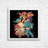 Mega Console Gamer - Posters & Prints