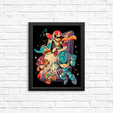 Mega Console Gamer - Posters & Prints