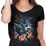 Mega Force of Aura - Women's V-Neck