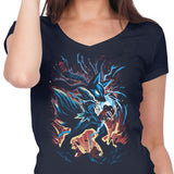Mega Force of Aura - Women's V-Neck