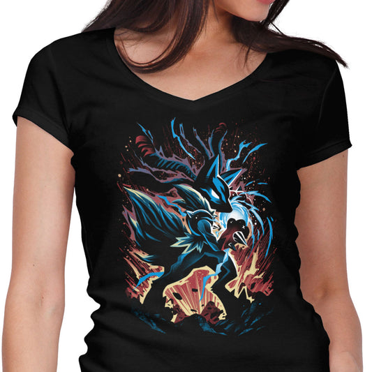Mega Force of Aura - Women's V-Neck