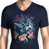 Mega Force of Aura - Men's V-Neck