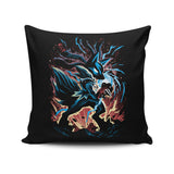 Mega Force of Aura - Throw Pillow