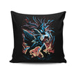Mega Force of Aura - Throw Pillow