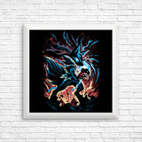 Mega Force of Aura - Posters & Prints