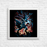 Mega Force of Aura - Posters & Prints