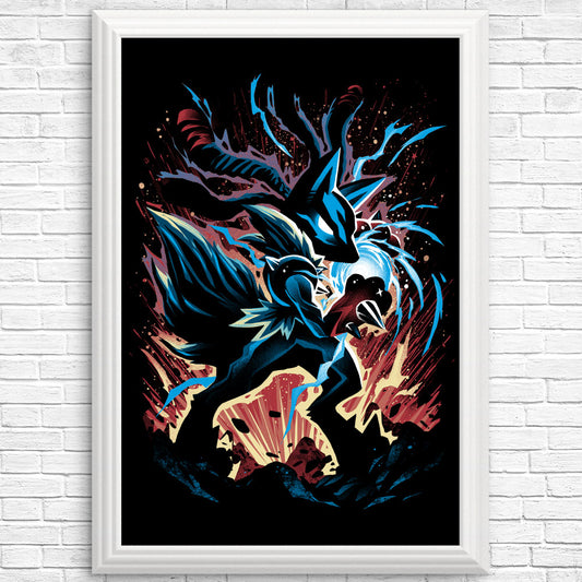 Mega Force of Aura - Posters & Prints
