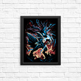 Mega Force of Aura - Posters & Prints