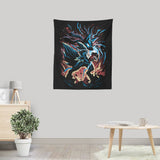 Mega Force of Aura - Wall Tapestry