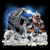 Mega Kaiju Battle - Ringer T-Shirt