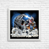 Mega Kaiju Battle - Posters & Prints