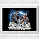 Mega Kaiju Battle - Posters & Prints