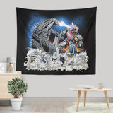Mega Kaiju Battle - Wall Tapestry