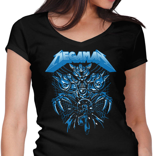Mega Rockman - Women's V-Neck