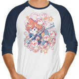 Memories in a Bubble - 3/4 Sleeve Raglan T-Shirt