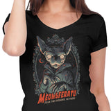 Meowsferatu - Women's V-Neck