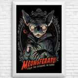 Meowsferatu - Posters & Prints