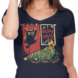Meowy Xmas - Women's V-Neck