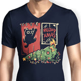 Meowy Xmas - Men's V-Neck
