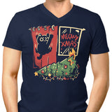 Meowy Xmas - Men's V-Neck