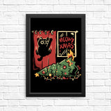 Meowy Xmas - Posters & Prints