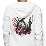 Merc Portrait Sumi-e - Hoodie