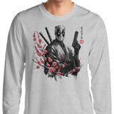 Merc Portrait Sumi-e - Long Sleeve T-Shirt