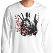 Merc Portrait Sumi-e - Long Sleeve T-Shirt