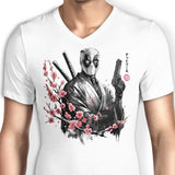 Merc Portrait Sumi-e - Men's V-Neck