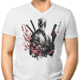 Merc Portrait Sumi-e - Men's V-Neck