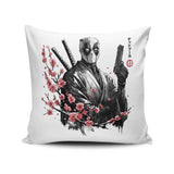 Merc Portrait Sumi-e - Throw Pillow