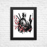 Merc Portrait Sumi-e - Posters & Prints