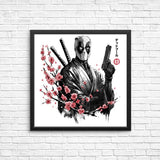 Merc Portrait Sumi-e - Posters & Prints