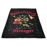 Microplastics Make Me Stronger - Fleece Blanket