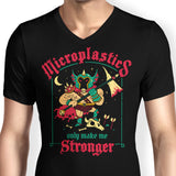 Microplastics Make Me Stronger - Men's V-Neck