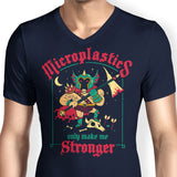 Microplastics Make Me Stronger - Men's V-Neck