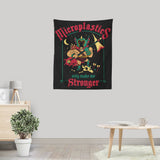 Microplastics Make Me Stronger - Wall Tapestry