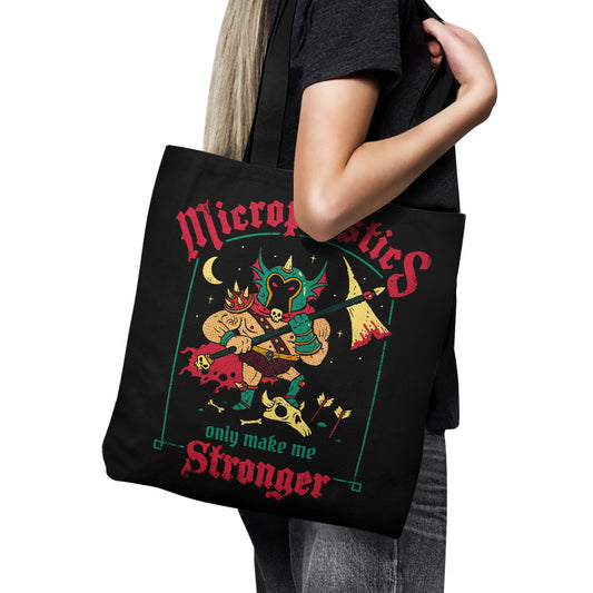 Microplastics Make Me Stronger - Tote Bag