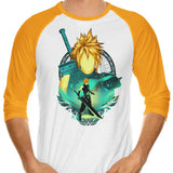 Midgar Mercenary - 3/4 Sleeve Raglan T-Shirt