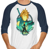 Midgar Mercenary - 3/4 Sleeve Raglan T-Shirt
