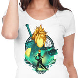 Midgar Mercenary - Women's V-Neck