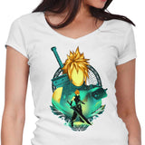 Midgar Mercenary - Women's V-Neck