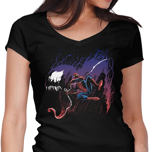 Midnight Spider - Women's V-Neck