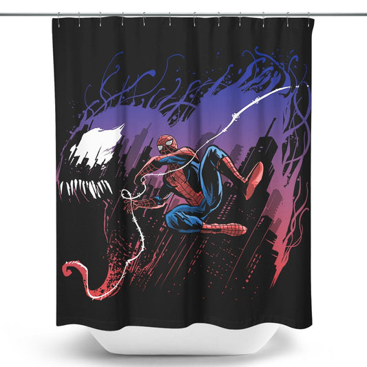Midnight Spider - Shower Curtain