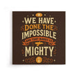 Mighty Heroes - Canvas Print