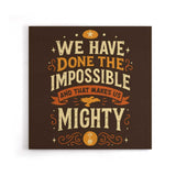 Mighty Heroes - Canvas Print