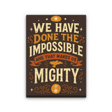 Mighty Heroes - Canvas Print