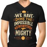 Mighty Heroes - Men's V-Neck