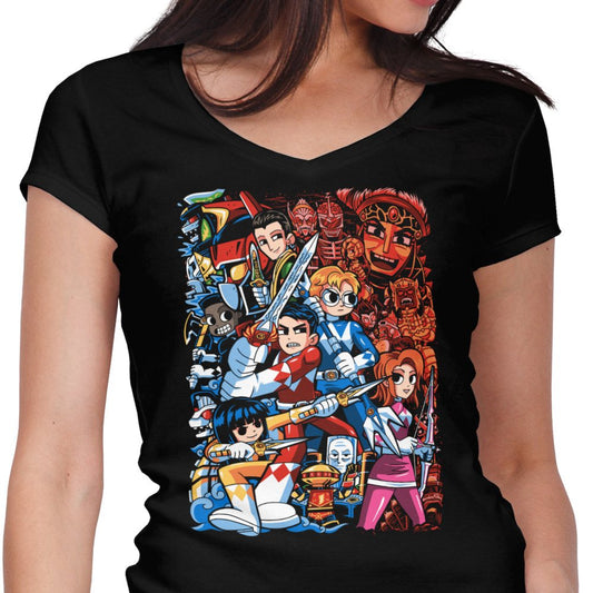Mighty Pilgrim - Women's V-Neck