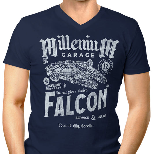 Millenium Garage - Men's V-Neck